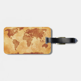 Sehr coole Karte der Welt Gepäckanhänger