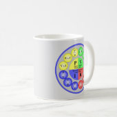 Sehr Coole Rezepte des täglichen Powers Kaffeetasse (VorderseiteRechts)