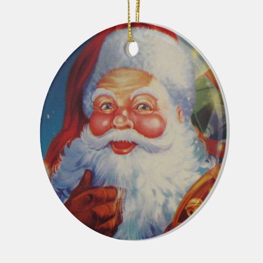 Sehr Coole Santa Claus Keramikornament (Links)