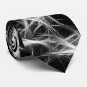 Sehr coole Schwarzweiß-Krawatte Krawatte (Gerollt)