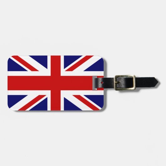 Sehr Coole U k Flag Union Jack Gepäckanhänger (Vorderseite horizontal)
