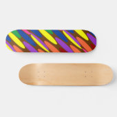 Sehr Coole und farbenfrohe Formen Skateboard (Horizontal)