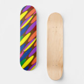 Sehr Coole und farbenfrohe Formen Skateboard (Vorderseite)