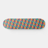 Sehr Coole und farbenfrohe Formen Skateboard (Horizontal)
