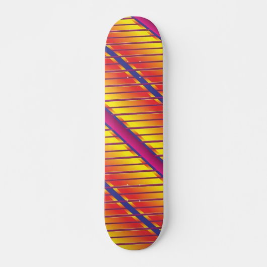 Sehr Coole und farbenfrohe Formen Skateboard (Vorne)