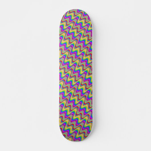 Sehr Coole und farbenfrohe Formen Skateboard (Vorne)
