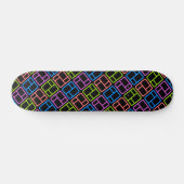 Sehr Coole und farbenfrohe Formen Skateboard (Horizontal)