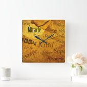 Sehr Coole Wall Clock! Quadratische Wanduhr (Zuhause)