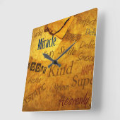 Sehr Coole Wall Clock! Quadratische Wanduhr (Winkel)