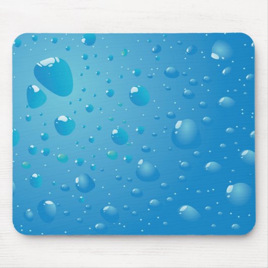 Sehr Coole Wassertropfen Mäuse Mat Mousepad (Vorne)