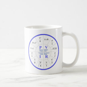 Sehr Coole Watt-, Volt-, Amps- und Ohm-Formel Kaffeetasse