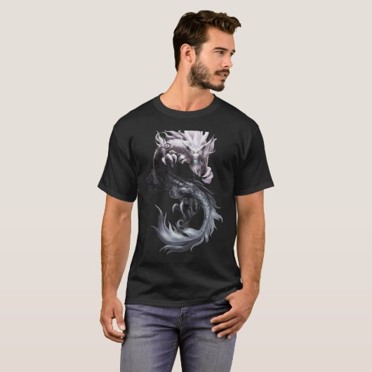 Sehr Cooler Drache T-Shirt (Vorne ganz)
