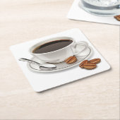 Sehr Cooler Kaffee Cup und Saucer Untersetzer Set (angewinkelt)