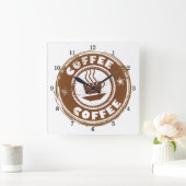Sehr Cooler Kaffee-Lounge Uhr (Zuhause)