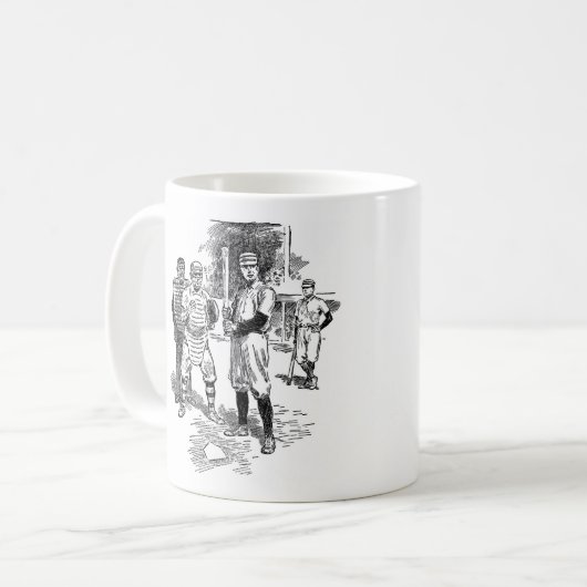 Sehr Cooler klassischer Baseballkaffee Kaffeetasse (Vorderseite Links)