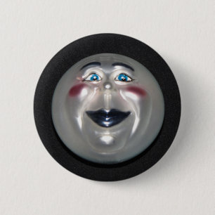 Sehr Cooler Mann auf dem Mond Button