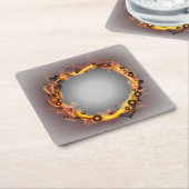 Sehr Cooler Ring of Fire Untersetzer Set (angewinkelt)