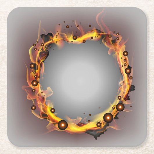 Sehr Cooler Ring of Fire Untersetzer Set (Vorderseite)