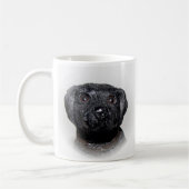Sehr Cooler Schwarzer Labrador Retriever Kaffeetasse (Links)