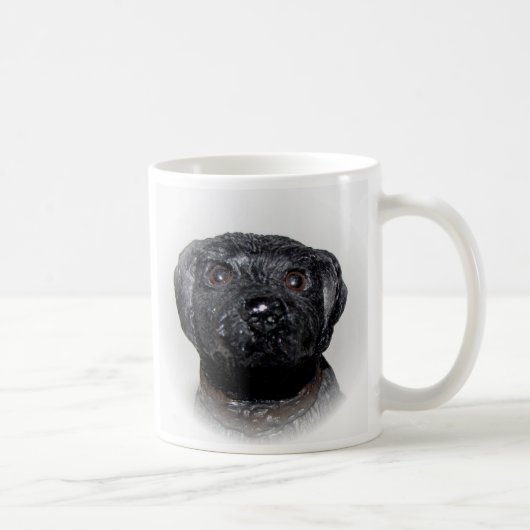 Sehr Cooler Schwarzer Labrador Retriever Kaffeetasse (Rechts)