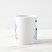 Sehr Cooler und farbenfroher Baseball-Player Kaffeetasse (Mittel)