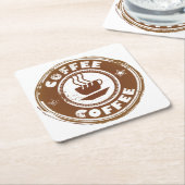 Sehr Cooles Abstraktes Coffee Design Untersetzer S (angewinkelt)