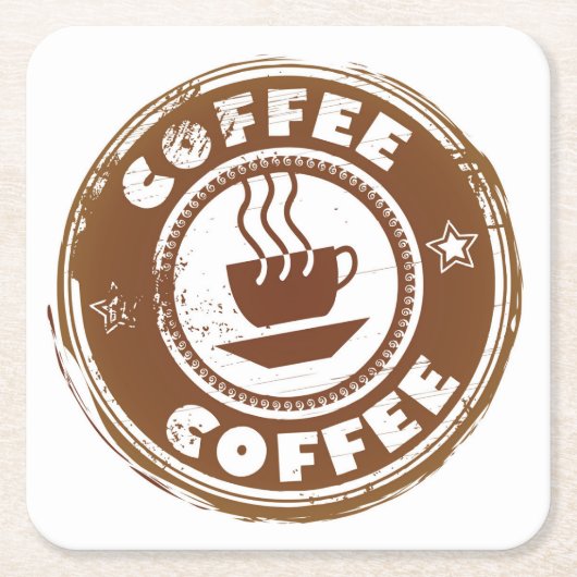 Sehr Cooles Abstraktes Coffee Design Untersetzer S (Vorderseite)