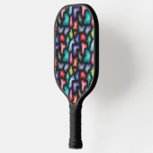 Sehr Cooles, abstraktes Design Pickleball Schläger (Links)