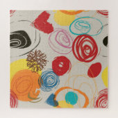 Sehr Cooles Abstraktes Scribble Jigsaw Puzzle (Horizontal)