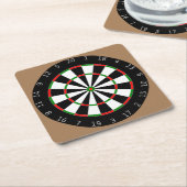 Sehr Cooles Dart Board Untersetzer Set (angewinkelt)