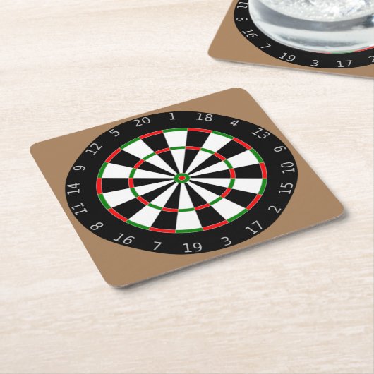 Sehr Cooles Dart Board Untersetzer Set (angewinkelt)