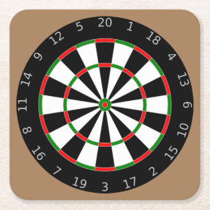 Sehr Cooles Dart Board Untersetzer Set