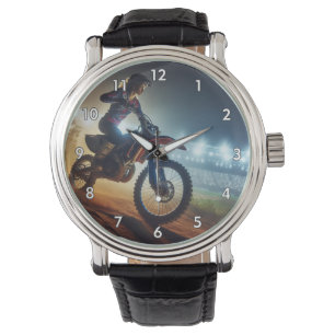 Sehr Cooles digitales Rendering bei MotoCross Armbanduhr