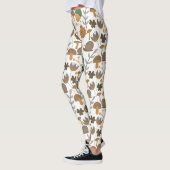 Sehr Cooles Federmuster Leggings (Links)