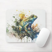 Sehr Cooles halbAbstraktes Froschgemälde Mousepad (Mit Mouse)