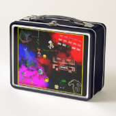 Sehr Cooles klassisches Arcade Metal Lunch Box (Vorderseite)