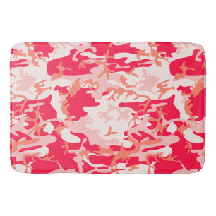 Sehr Cooles Muster der rosa Camouflage im militäri Badematte