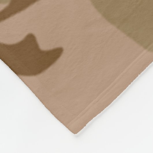 Sehr Cooles Muster der Wüstenwüste im militärische Fleecedecke (Ecke)