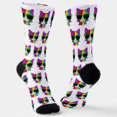 Sehr Cooles Rainbow Cat Pattern Socken (Gewinkelt)