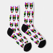 Sehr Cooles Rainbow Cat Pattern Socken (Rechts)