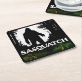 Sehr Cooles Sasquatch Rechteckiger Pappuntersetzer (angewinkelt)