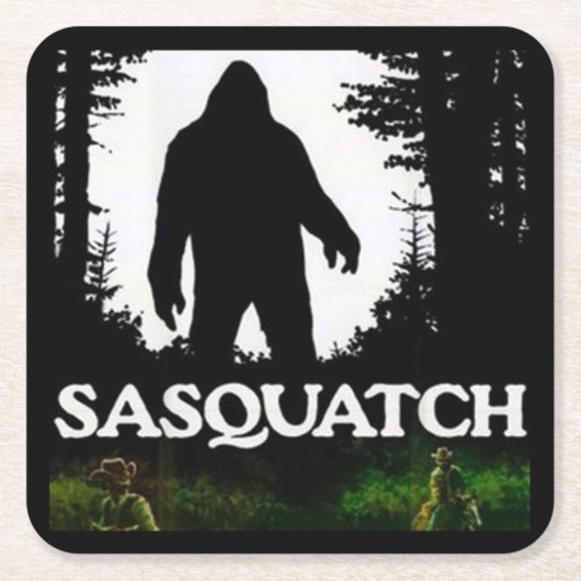 Sehr Cooles Sasquatch Rechteckiger Pappuntersetzer (Vorderseite)