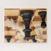 Sehr Cooles Schachbrett mit Stücken Puzzle (Horizontal)