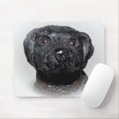 Sehr Cooles Schwarzes Lab Mousepad (Mit Mouse)