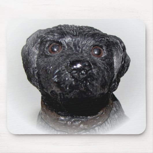 Sehr Cooles Schwarzes Lab Mousepad (Vorne)