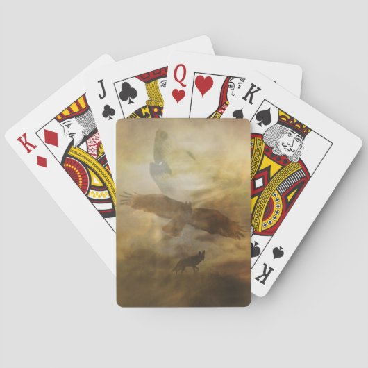 Sehr Cooles südwestliches Spiel Spielkarten (Rückseite)