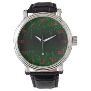 Sehr Cooles und kreatives Binärsystem Armbanduhr