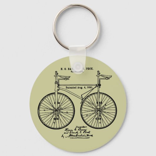 Sehr cooles Velo-Patentgeschenk für Fahrräder Schlüsselanhänger (Vorderseite)