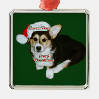Sehr Corgi-WeihnachtenGimli Welpen-erstklassiges Ornament Aus Metall