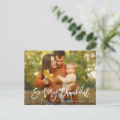 sehr dankbar | Erntedank Postkarte (Stehend Vorderseite)